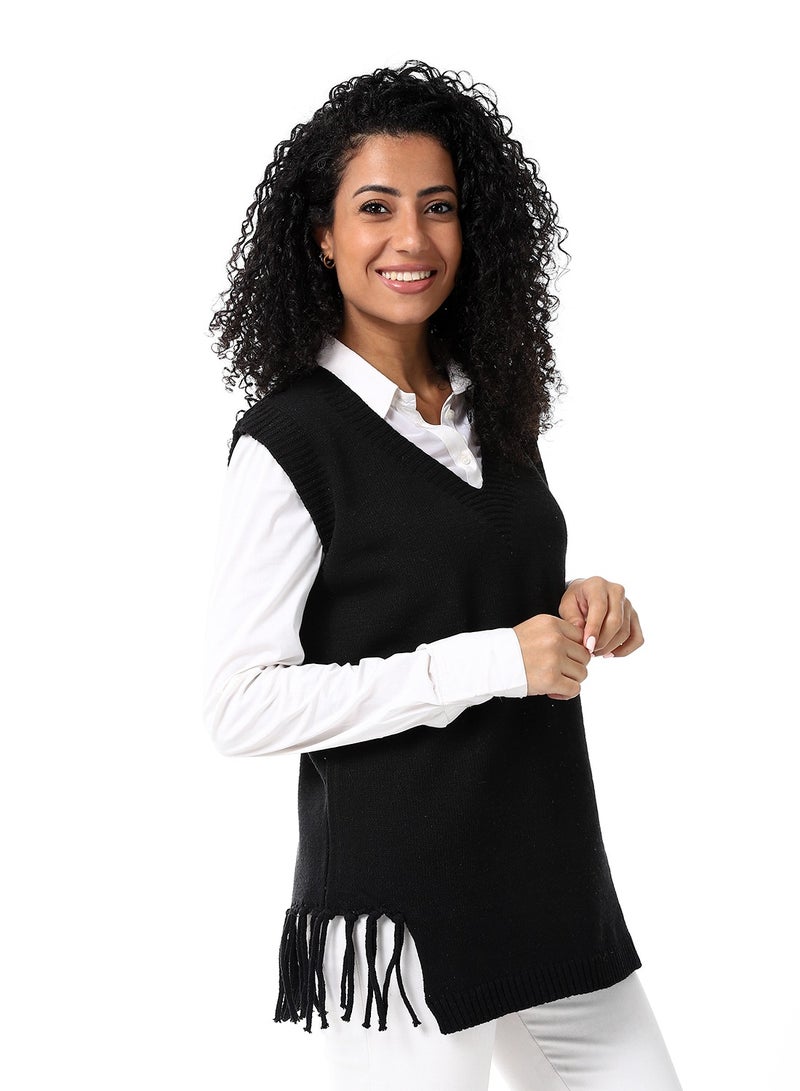 Caesar Womens Wool Vest - Image 2
