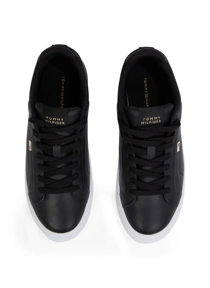 TOMMY HILFIGER Logo Detail Lace Up Low Top Sneakers