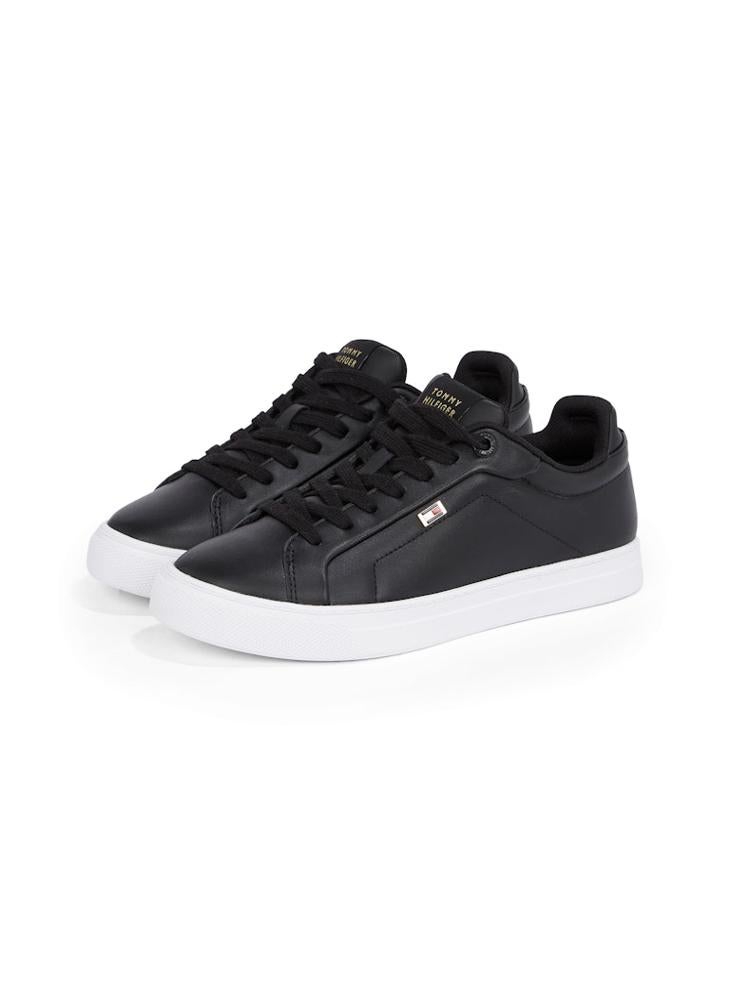 TOMMY HILFIGER Logo Detail Lace Up Low Top Sneakers  - Image 3