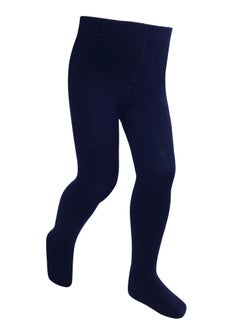 Girls Cotton Navy Blue Tights - Leggings  Pack of 1