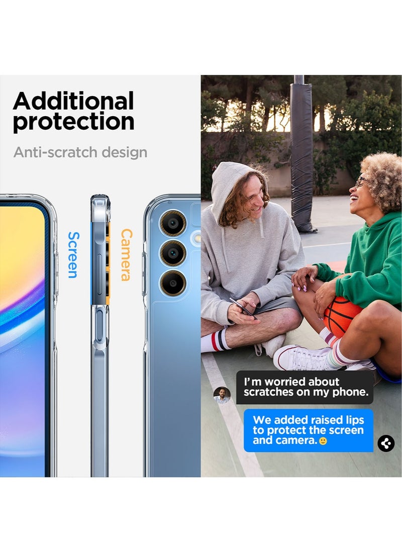 Spigen Ultra Hybrid Samsung Galaxy A15 Case and Galaxy A15 5G Case Cover - Crystal Clear  - Image 4