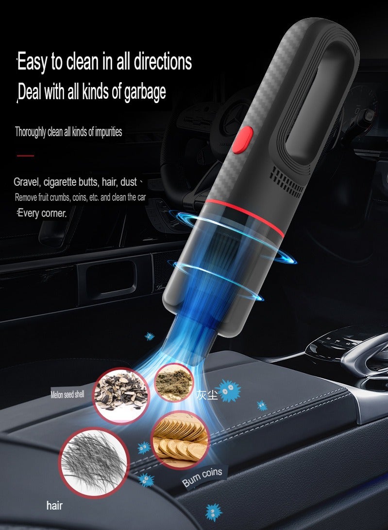 Multifunctional wireless car vacuum cleaner Handheld portable vacuum cleaner Home car dual-purpose vacuum cleaner - Image 2