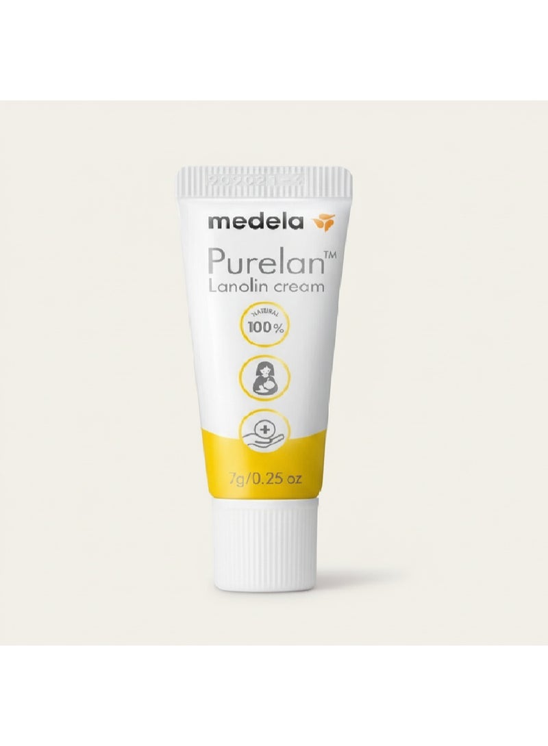 ميديل Medela Purelan كريم اللانولين للحلمة – يهدئ ويحمي الحلمات المتشققة، طبيعي 100٪، بحجم 7 غرام - Image 1