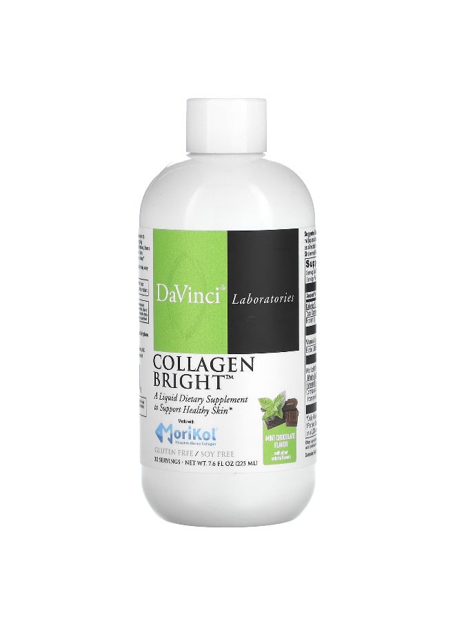 DaVinci Laboratories DaVinci Laboratories, Collagen Bright, Mint Chocolate, 7.6 fl oz (225 ml)  - Image 1