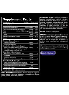 ANIMAL Alpha F – Women's Comprehensive Formula – Supports Hormonal Balance, Complexion, Hair, Nails, Mood and Stress, Intestinal Health, & Bone and Joint Health – 30 Packs  - Image 2