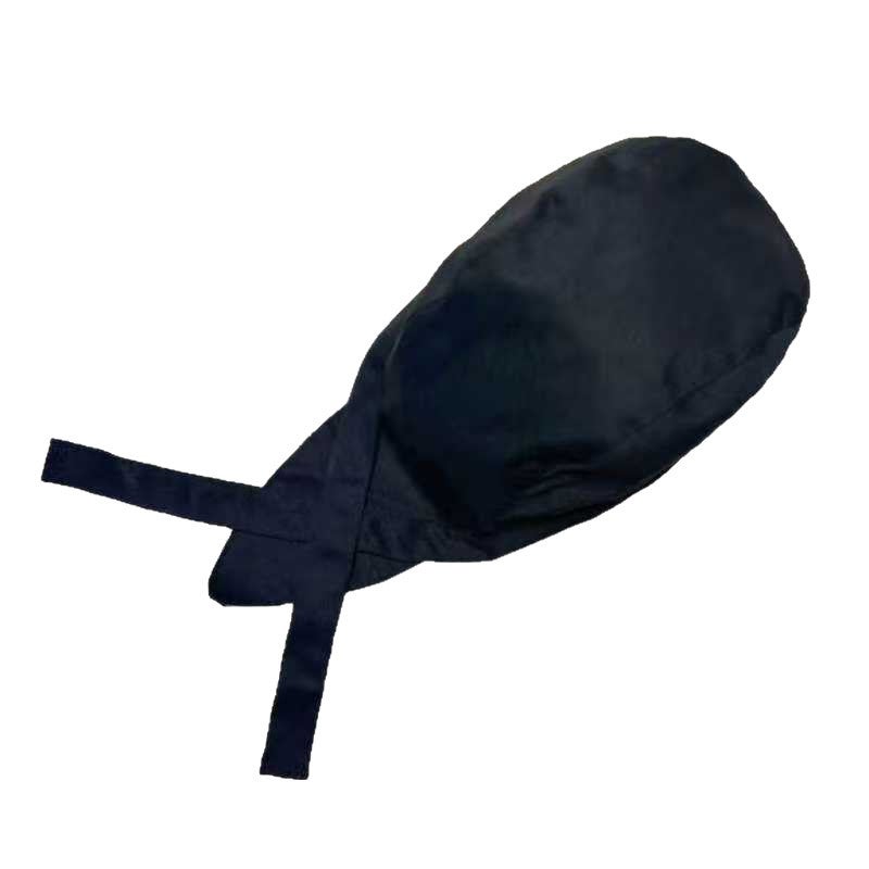Chef Hat Japanese And Korean Cuisine Western Restaurant Waiter Hat Men'S And Women'S Work Hat Adjustable Headscarf Pirate Hat Ribbon Hat - Image 5