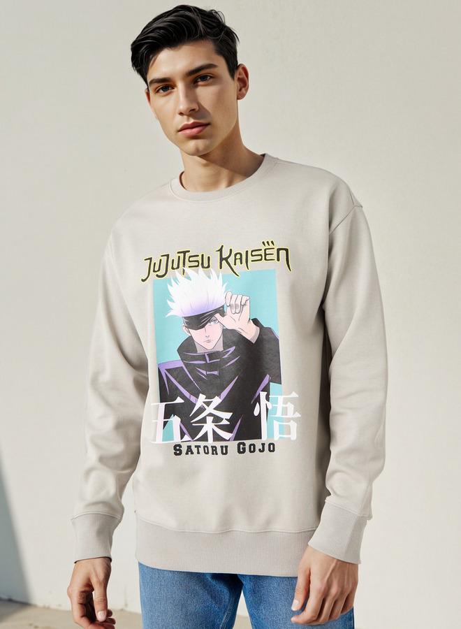 SP Characters Jujutsu Kaisen Graphic Print Sweatshirt - Image 1