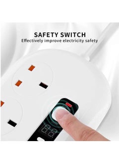 Pama BKL-16 Universal Extension Cord With 4 Universal Sockets, 3 USB ports,  1 PD Ports and 2 Meter Multicolour  - Image 5