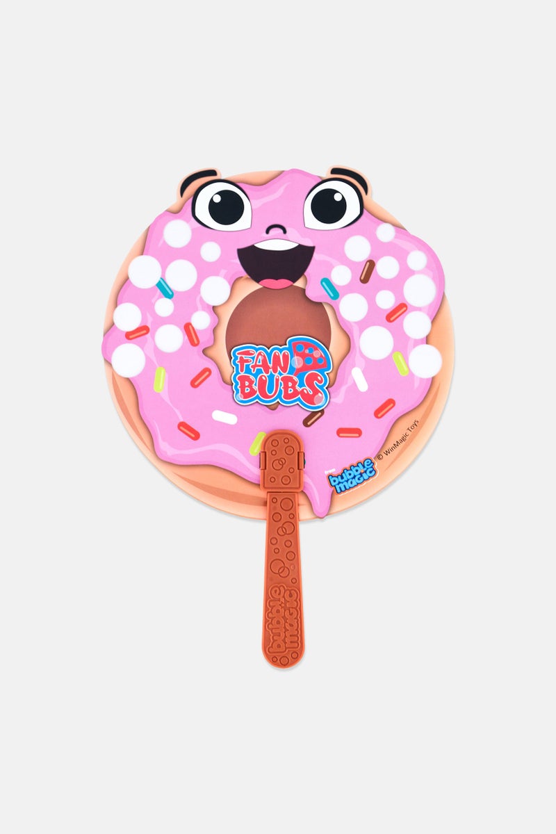 Bubble Magic Fan Bubs Doughnut Bubble Solution with Hand Fan - Image 3