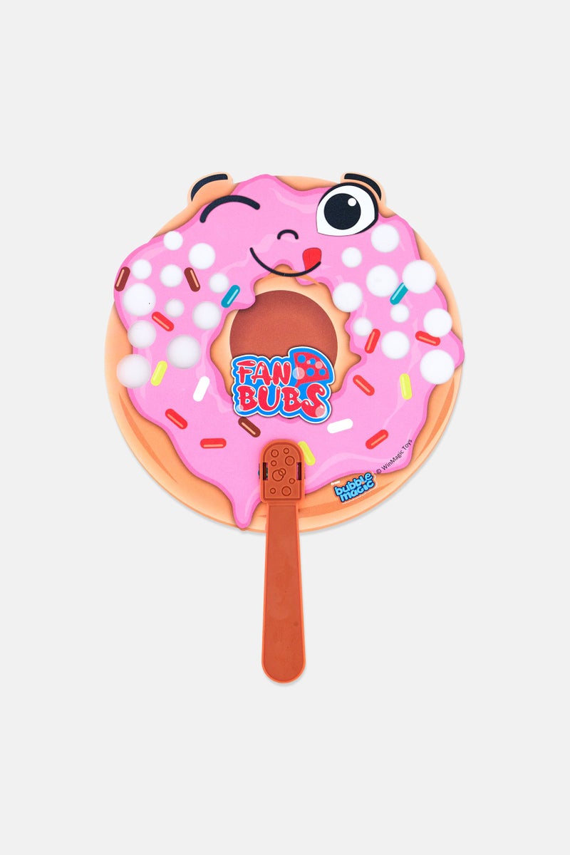 Bubble Magic Fan Bubs Doughnut Bubble Solution with Hand Fan - Image 4