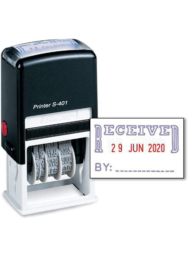 MARKQ Self Inking Recieved Stamp With Date - Image 1