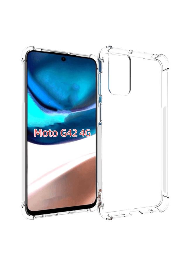 اس-توب جراب لهاتف Motorola Moto G42 4G جراب هاتف TPU سميك مقاوم للصدمات غير قابل للانزلاق - Image 1