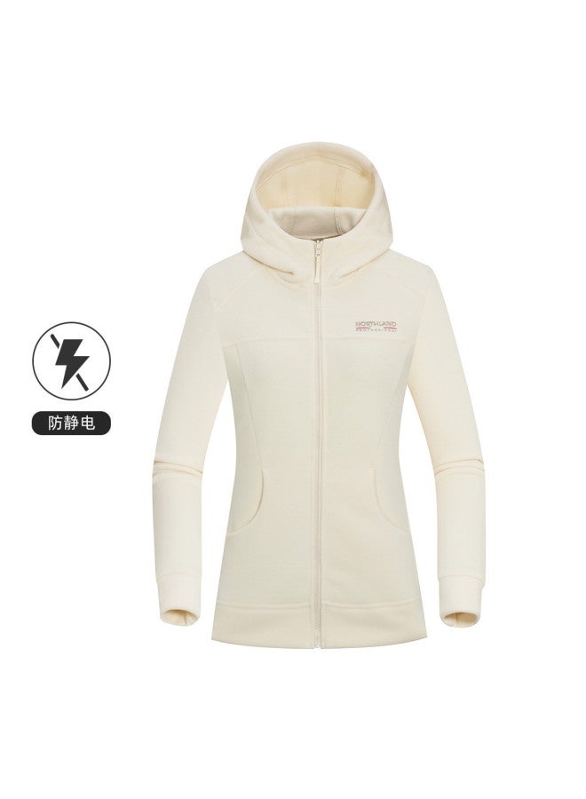 NorthLand Women's Fleece Jacket Pullover - Anti-static Soft Shell Fleece Coat With Stylish Quilted Design - Image 2