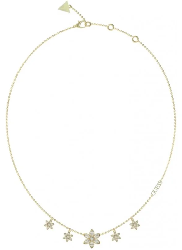 جس Crystal Detail Long Necklace