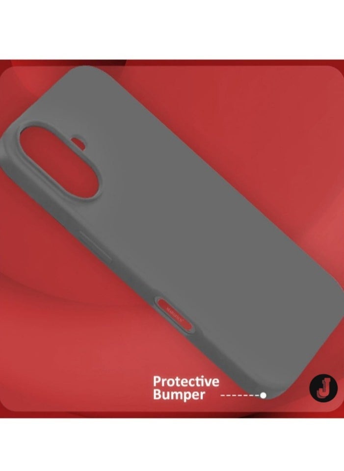 JAJEEK "NEW Liquid Silicone Case for iPhone 16 Plus - Ultra Slim, Soft Anti-Scratch Microfiber Lining & Drop Protection" - Image 3