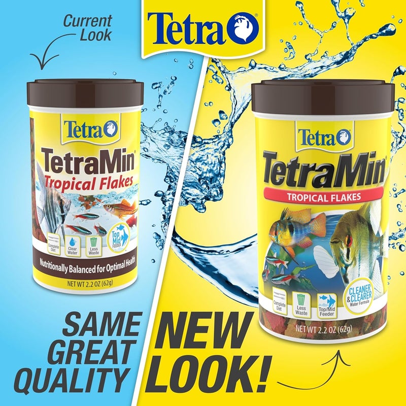 Tetra Min Nutritionally Balanced Tropical Flake Food for Tropical Fish, 2.2 oz - Image 4