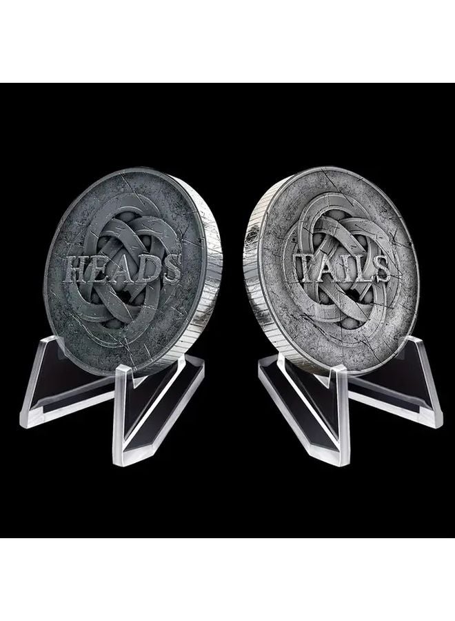 50 Pcs Clear Acrylic Easel Stands For Displaying Coins Medals Pocket Watches - Image 3