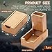 Arrowbash 1 Pack Dice Tower Foldable Wooden Magnetic Die Roller Castle Collapsible Rolling Tower Roller Case for Board Game Role Playing Game 55 x 32 x 2 Inch - Image 4