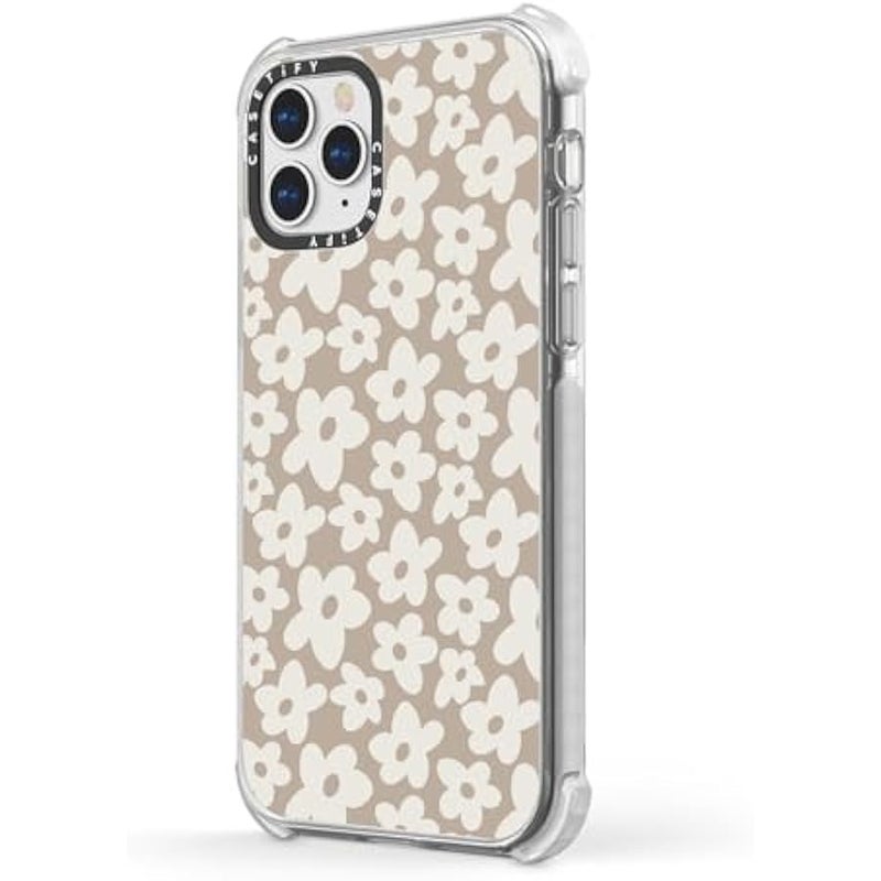 Casetify Ultra Impact iPhone 12 Pro Max Case 【9.8ft Drop Protection】 - Natural Flower - Clear Frost - Image 5