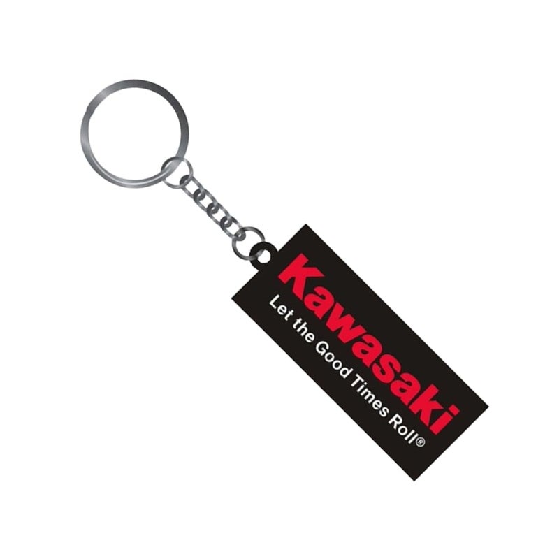Kawasaki Let The Good Times Roll Keychain K0648915BKNS Black - Image 2