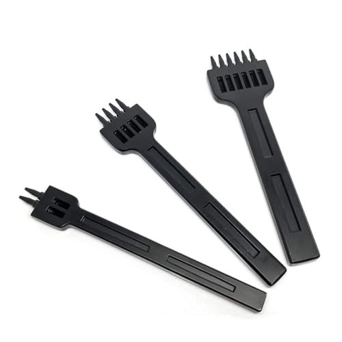 citian 5mm 2/4/6 Claw Tooth Leather Stitching Chisels Round Hole Punching Tool Set for DIY Leather Craft - Image 1