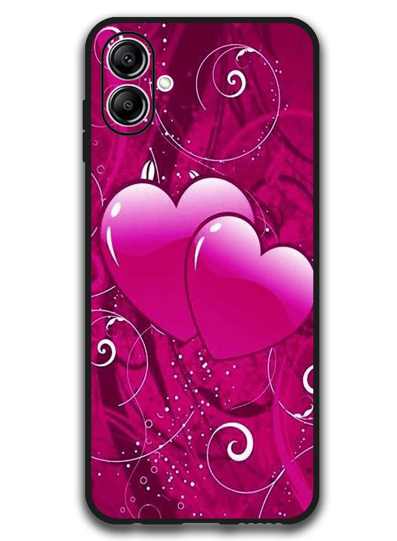 Theodor Protective Case Anti Scratch Shock Proof Bumper Cover For Samsung Galaxy A06 Two Heart - Image 1