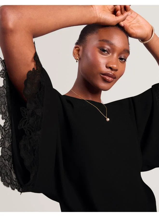 Ted Baker  Batwing Top With Lace Hem for Women | Best Price UAE