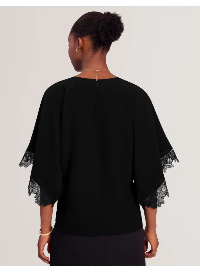 Ted Baker  Batwing Top With Lace Hem for Women | Best Price UAE