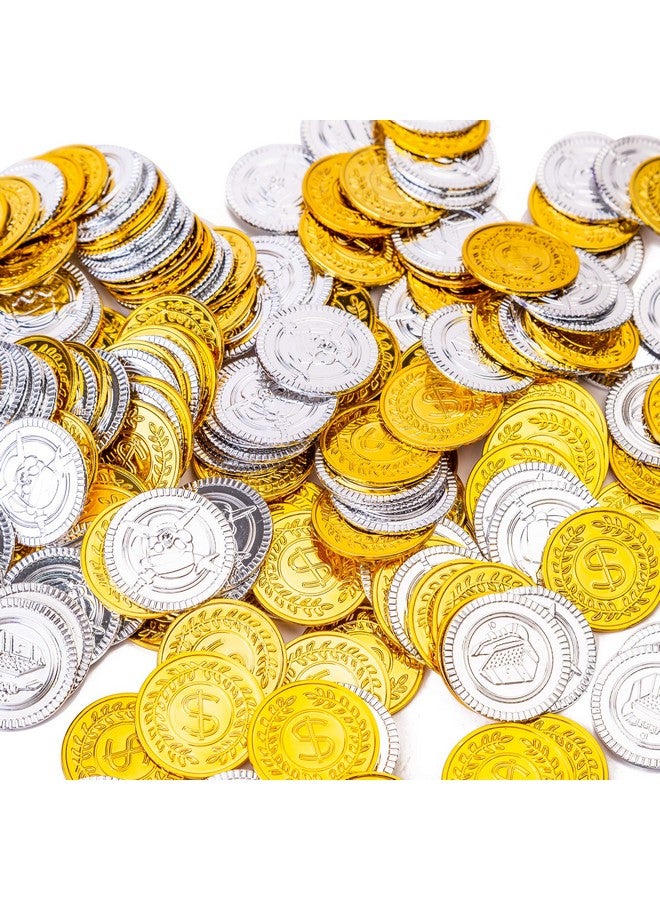AiFanS Gold Coins And Jewels/Gems 320 Piecestreasure Chest Coinspirate Gold Coins For Kids(160 Coins+160 Gems)  - Image 5