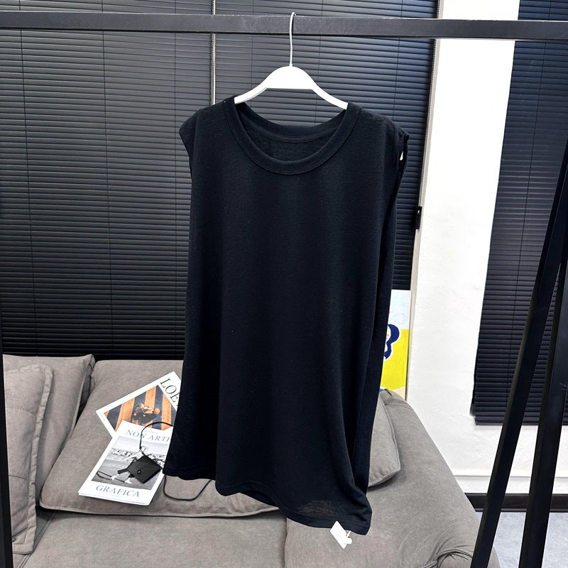 [] Vc Back Pro U Collar Multi-Foundation Good Wear Tee Short Sleeve T-Shirt - Image 1
