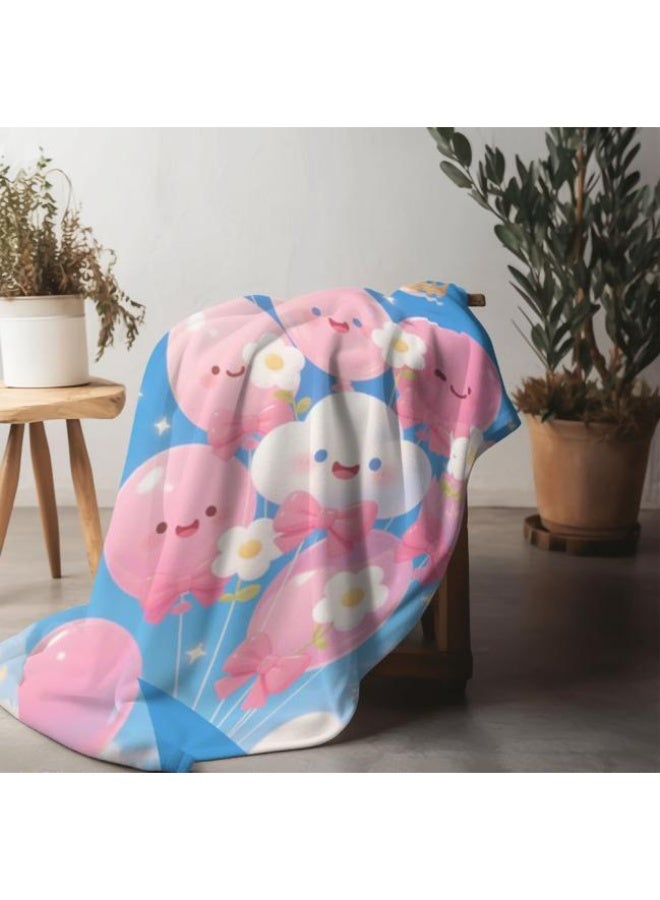 general Wisdom Fairy (latest) flannel thin blanket (warm and comfortable, suitable for sleep, game use, dust and sandproof) 150cm*200cm - 57 - Image 3