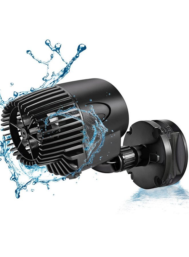 AQQA Aquarium Wave Maker Circulation Pump,360°Adjustable Ultra-silence Magnetic Mount Suction Submersible Powerhead Pump,2100PH Flow for Freshwater or Saltwater Fish Tank (15W 2100GPH) - Image 1