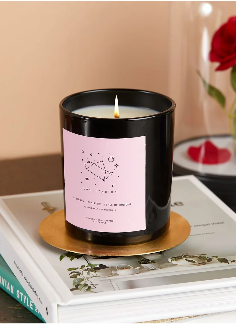 Flamingo Candles Sagittarius Vanilla & Ylang Ylang  Candle