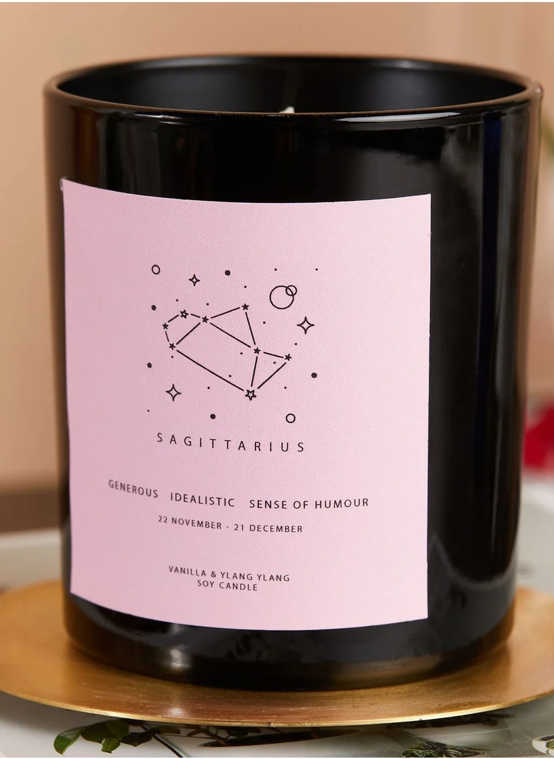 Flamingo Candles Sagittarius Vanilla & Ylang Ylang  Candle