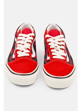 VANS Men Old SKool 36 Dx Lace Up Casual Shoes, Red  - Image 2