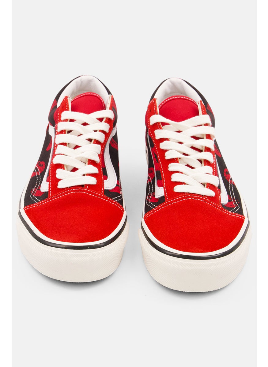 VANS Men Old SKool 36 Dx Lace Up Casual Shoes, Red  - Image 2
