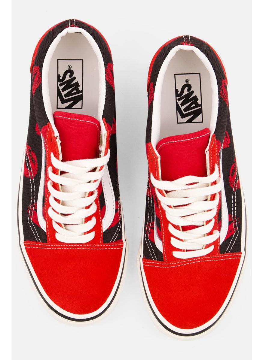 VANS Men Old SKool 36 Dx Lace Up Casual Shoes, Red  - Image 3