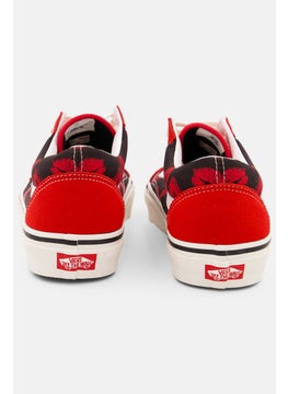 VANS Men Old SKool 36 Dx Lace Up Casual Shoes, Red  - Image 4