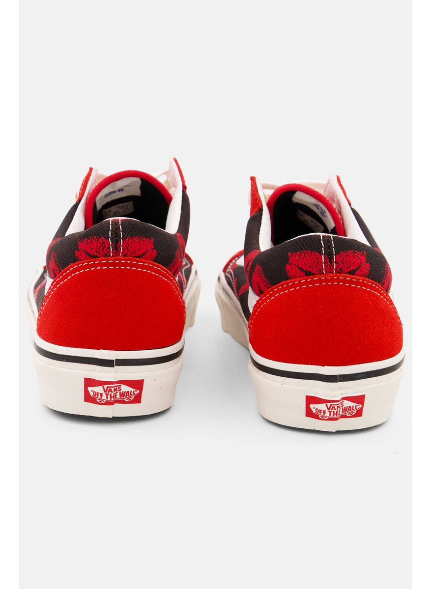 VANS Men Old SKool 36 Dx Lace Up Casual Shoes, Red  - Image 4