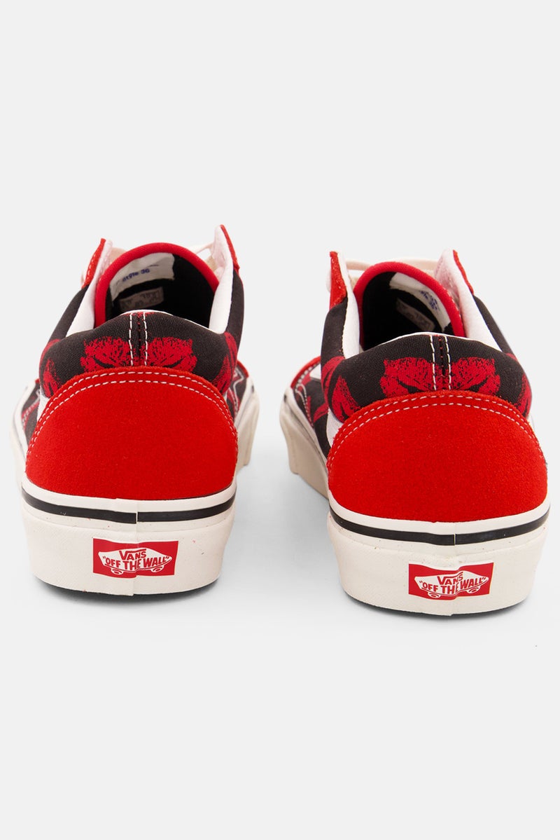 VANS أحذية كاجوال للرجال من أولد سكول 36 دي إكس، حمراء - Image 4