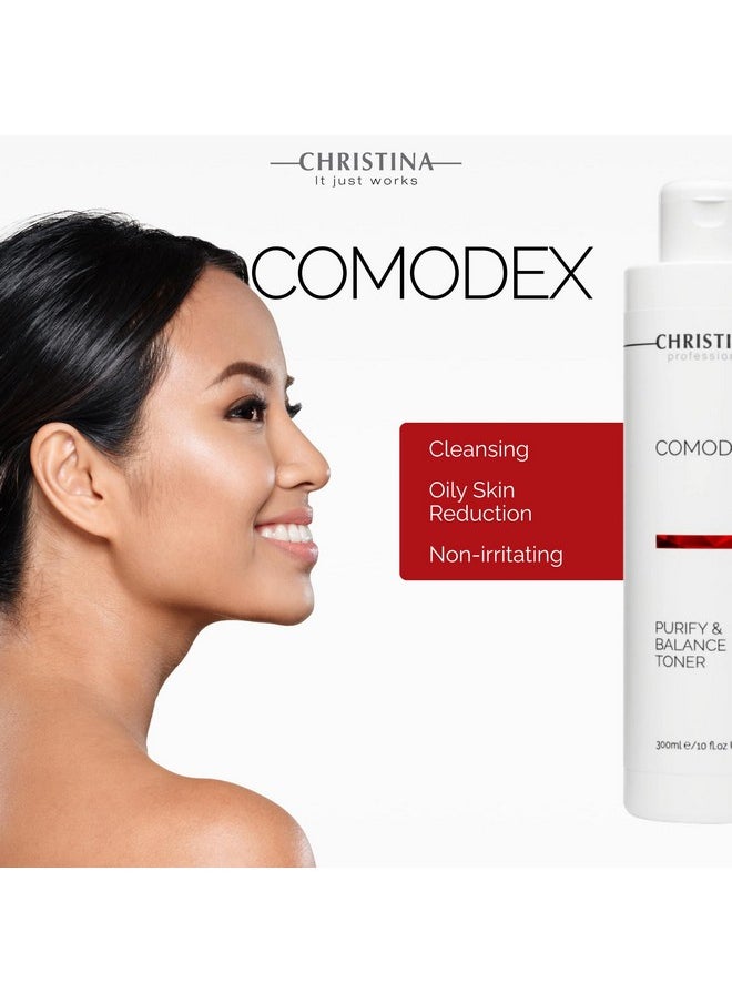 -CHRISTINA- Christina Comodex Purify & Balance Facial Toner - 300ml - Non-Drying Formula with Eucalyptus and Tasman Pepper Extract - PH Balancing Toner for Combination, Normal and Oily Skin Types.  - Image 2