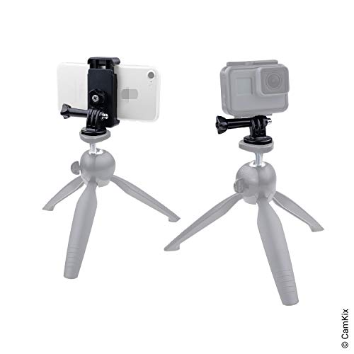 CamKix Hot Shoe Mount Adapter Kit Compatible with Phone, Action Cam to The Flash Mount of Your DSLR Camera - Record Your Photo Shoot or use Phone Apps for Lighting - Image 5