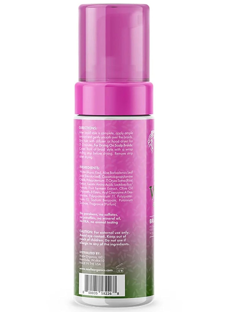 ميلي Mielle Rice Water & Aloe Vera Blend Braid Set Foam 7.5 FL Oz 7.5Fluid Ounce - Image 1