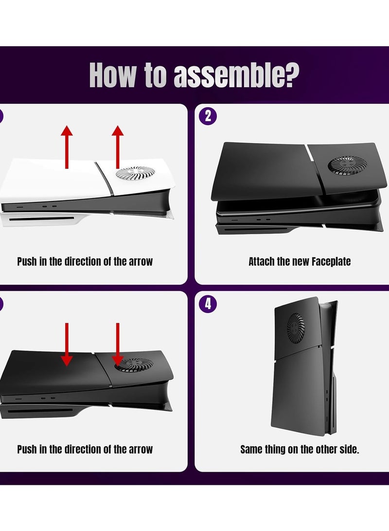 General PS5 Slim Shell Slim Protective Shell PS5 Slim Cooling Shell Slim Host Accessories  - Image 5