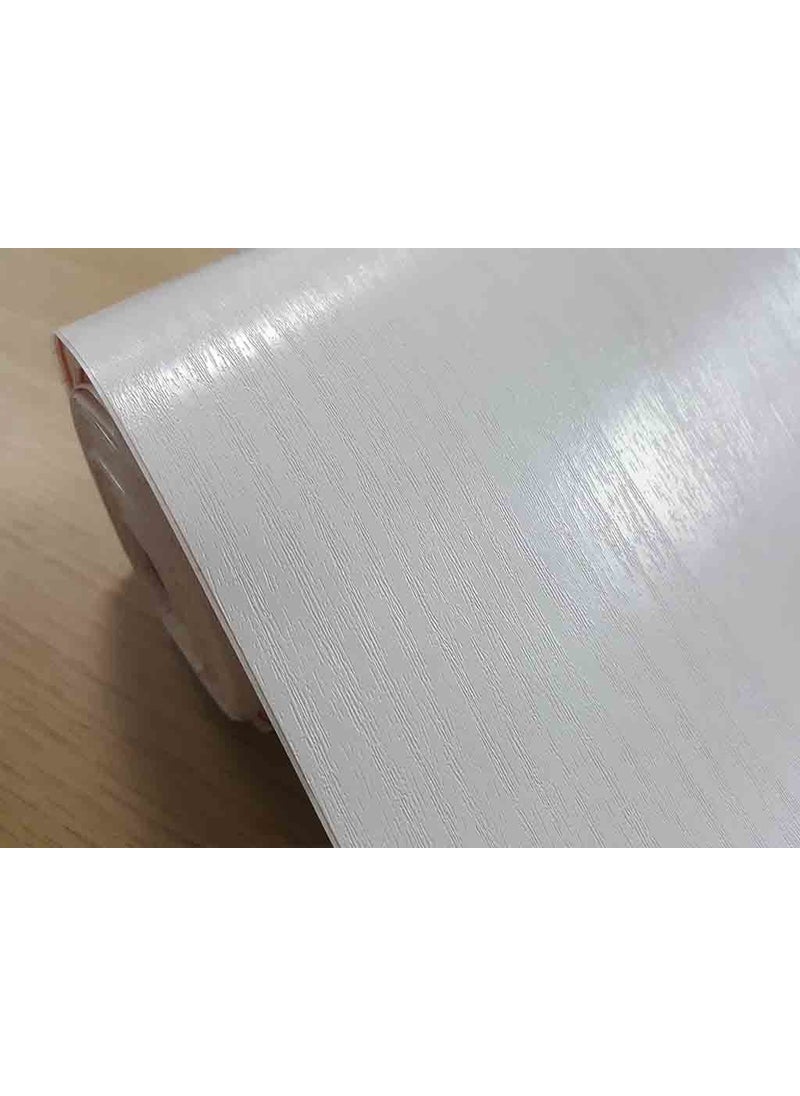 d-c-fix - 346-8026 Self Adhesive White Wood Foil - Image 1