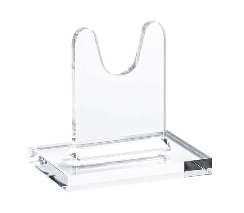 Clearco Single Clear Acrylic Sword Stand, individual units for displaying angled or straight Antique and collectible swords. Order TWO (3 Inch) - Image 1