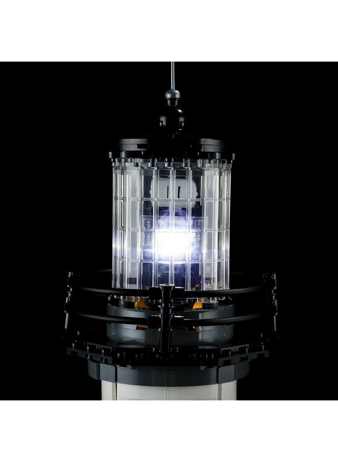 BRIKSMAX Led Lighting Kit For Lego21335 Motorized Lighthouse Compatible With Lego Ideas Building Blocks Model Not Include The Lego Set - Image 5