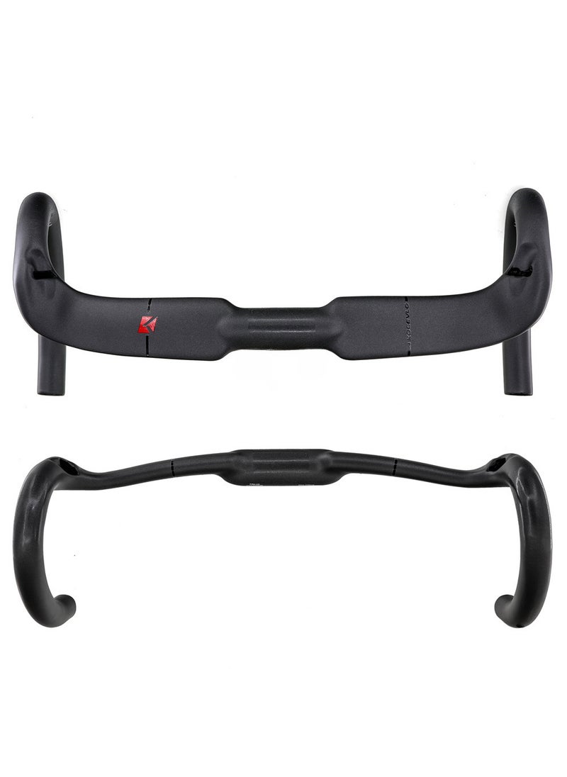 Generic - Kocevlo Carbon Fiber Bike Handlebar 31.8MM Aero Road Cycling Parts 400mm - Image 1