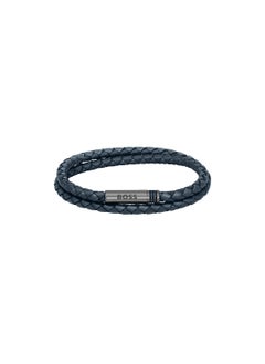 HUGO BOSS HUGO BOSS JEWELRY ARES MENS LEATHER BRACELET - 1580494M  - Image 1