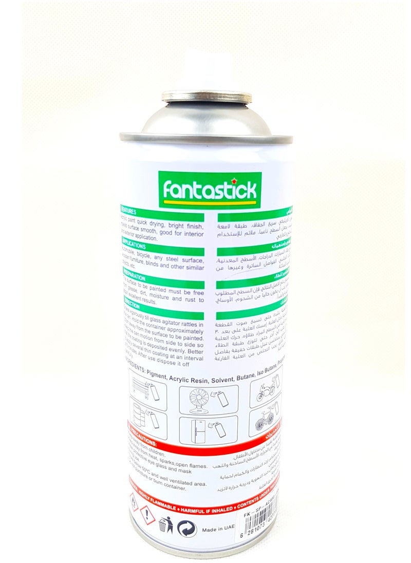 Fantastick 400 مل طلاء بخاخ لجميع الأغراض لون أسود  - Image 3